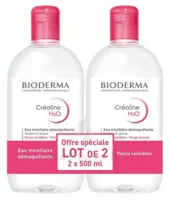 Acheter CREALINE H2O Solution micellaire nettoyante apaisante sans parfum 2Fl/500ml à TOULON