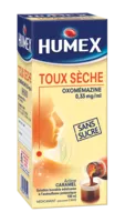 Humex 0,33 Mg/ml Solution Buvable Toux Sèche Oxomemazine Sans Sucre édulcorée à L'acésulfame Potassique Fl/150ml à TOULON