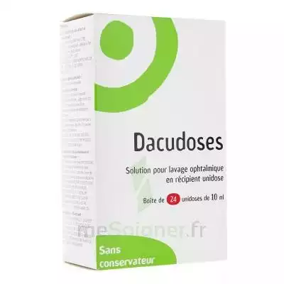 Dacudoses Solution Pour Lavement Ophtalmologique 24unid/10ml à TOULON