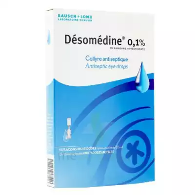 Desomedine 0,1 % Collyre Sol 10fl/0,6ml à TOULON